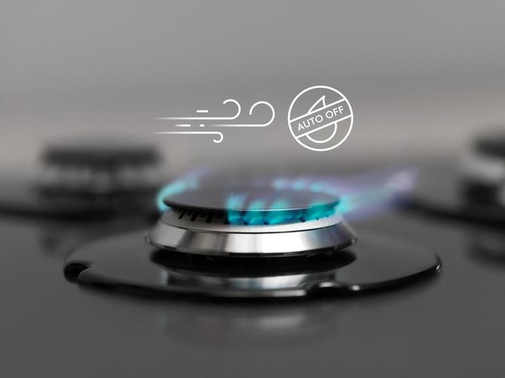 Actual product image Electrolux EGS6414W Cooker White Built-in Gas 4 Cooker(s) (59.40 cm)