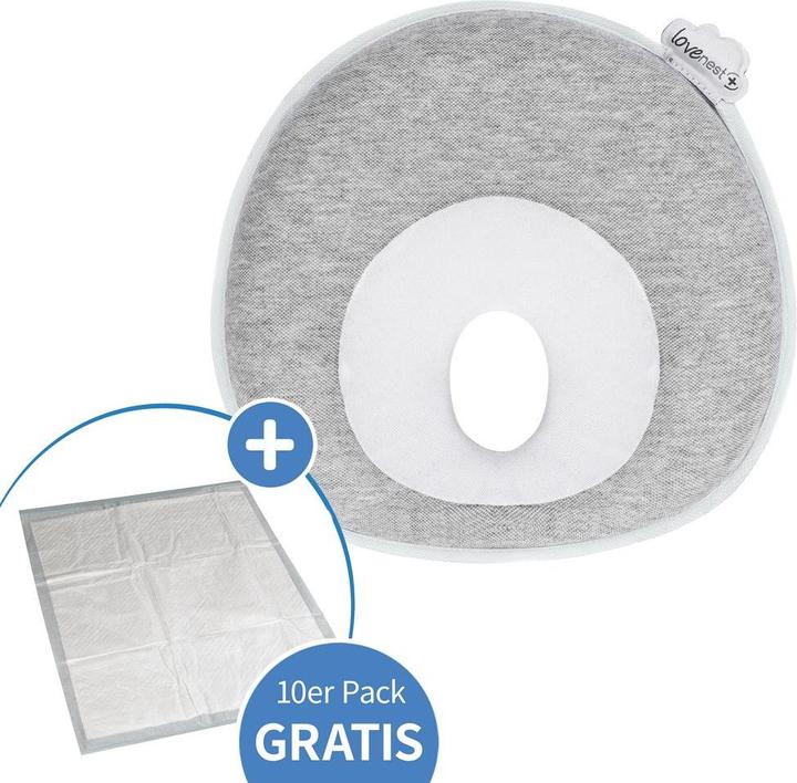 Immagine prodotto Babymoov Lovenest Fresh Plus piumone e cuscino poggiatesta per neonati + fasciatoio monouso GRATUITO