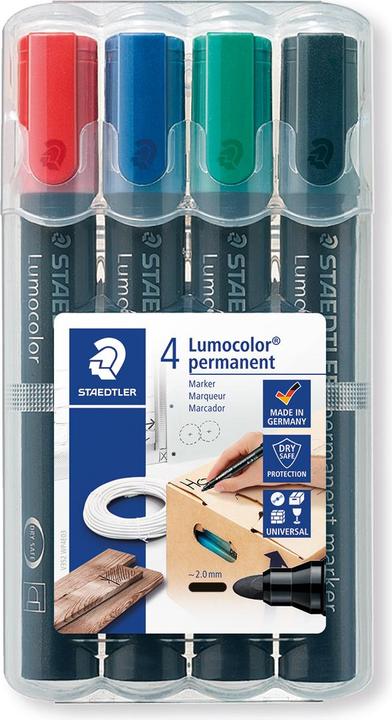 Produktbild Staedtler 352 Marker Lumocolor perm. 4St (4 x)