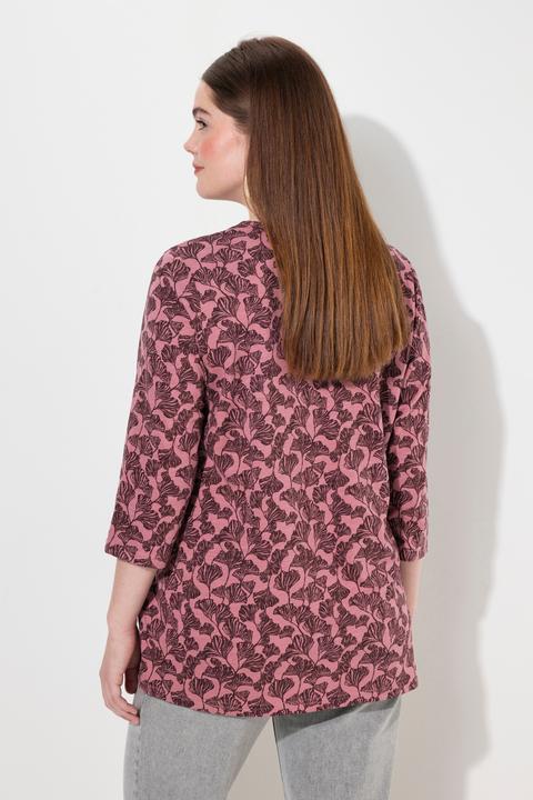Produktbild Ulla Popken Shirt, Biesen, V-Ausschnitt, 3/4-Arm (50, 52)