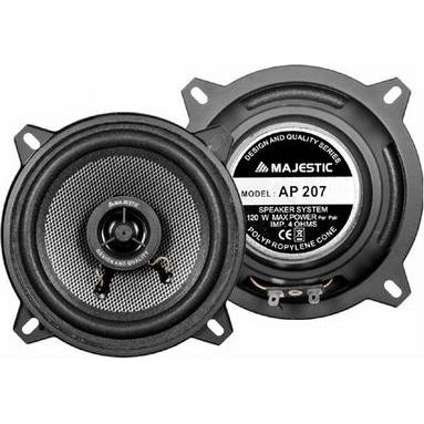 Majestic Neu AP-207 1-Weg 120 W Oval Autolautsprecher (13 cm) (040207)