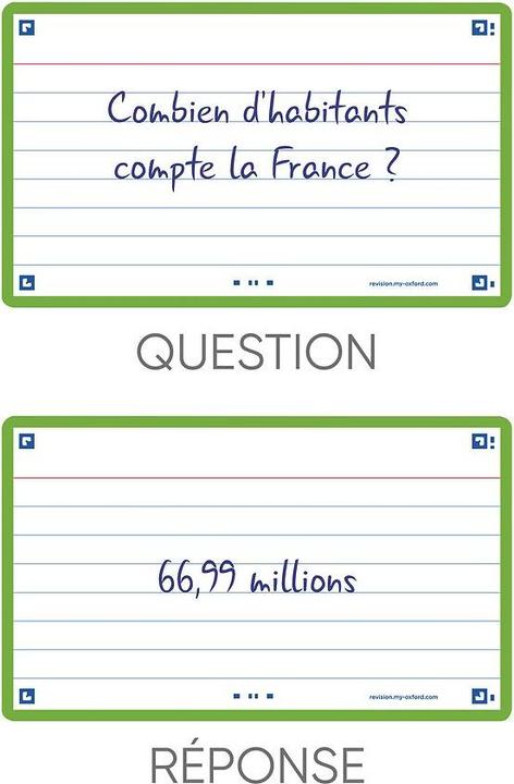 Image du produit Oxford 80 flashcards FLASH 2.0 - 7 (75 x 125 mm, 80x)