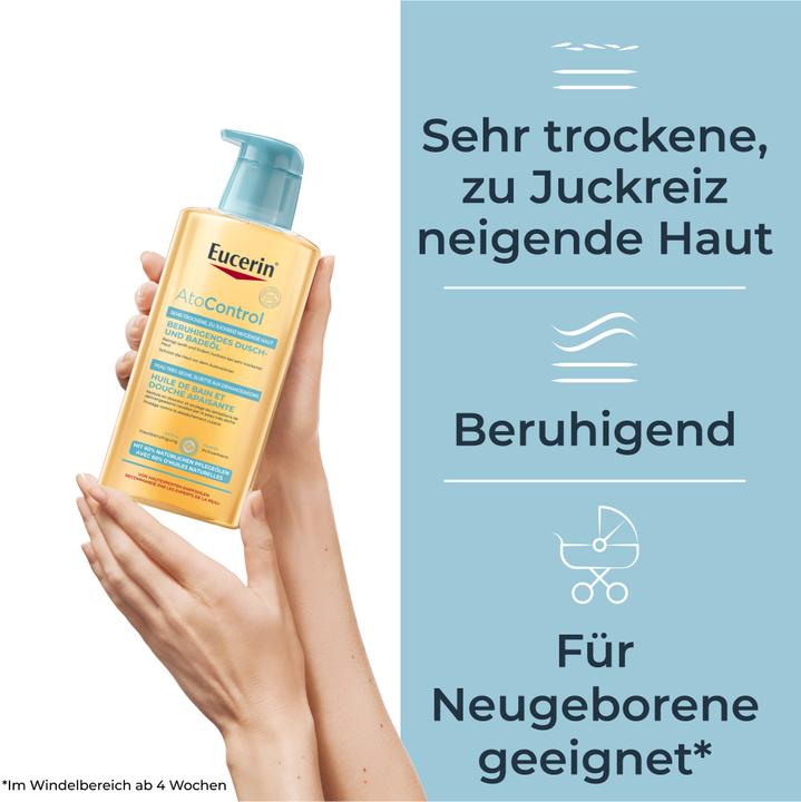 Immagine prodotto Eucerin AtoControl Olio lenitivo per doccia e bagno (400 ml)