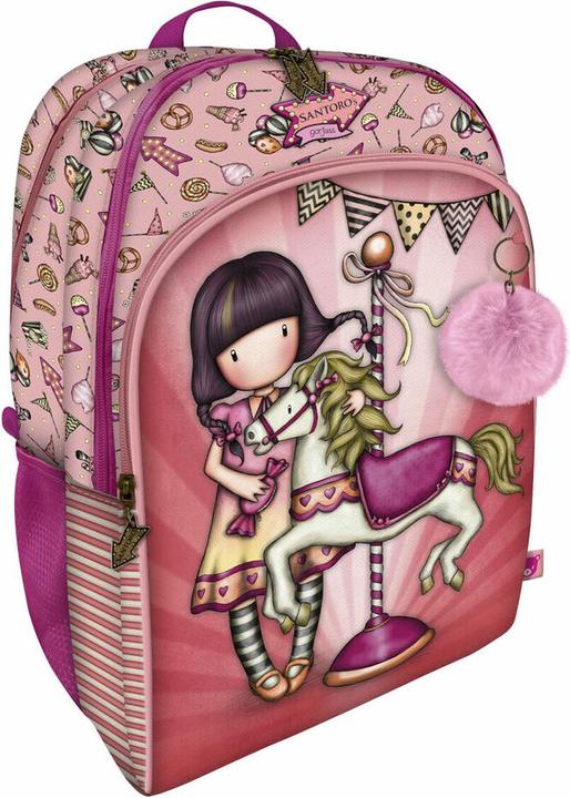 Actual product image Santoro London School Backpack - Gorjuss - Fairground - Carousel