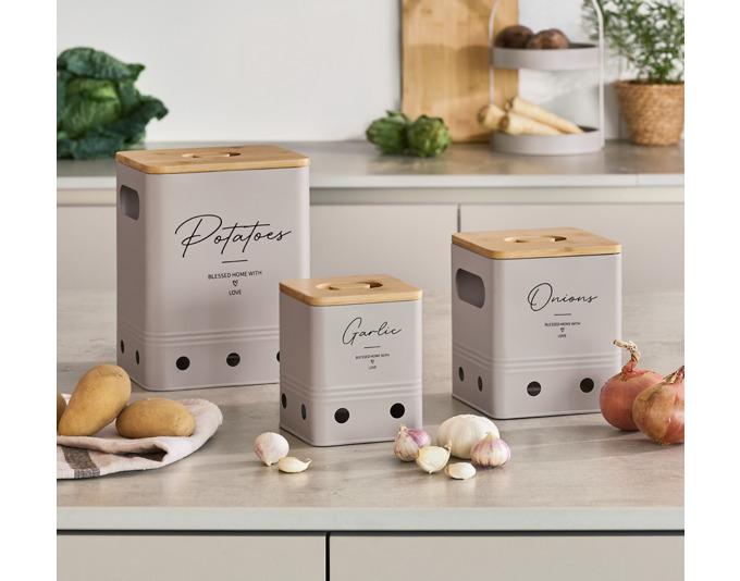 Produktbild Zeller Present Vorratsdose Onions mit Bambusdeckel 2400 ml (2.40 l)