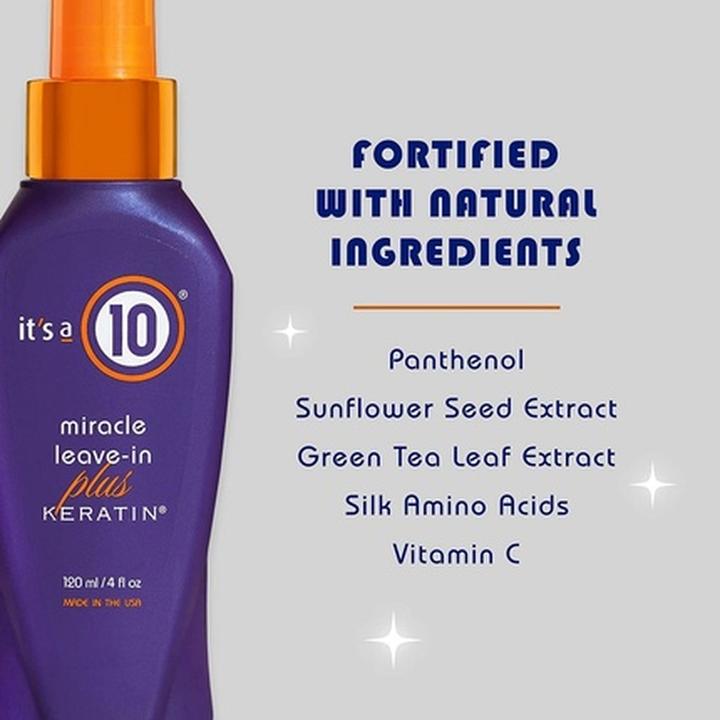 Produktbild It's A 10 Miracle Leave-in Plus KERATIN 59.1ml/2oz (59.10 ml)