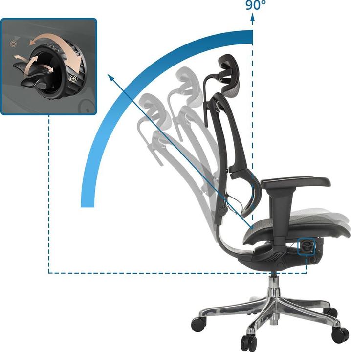 Actual product image Hjh Office Ergohuman Slim Ultra Gen2