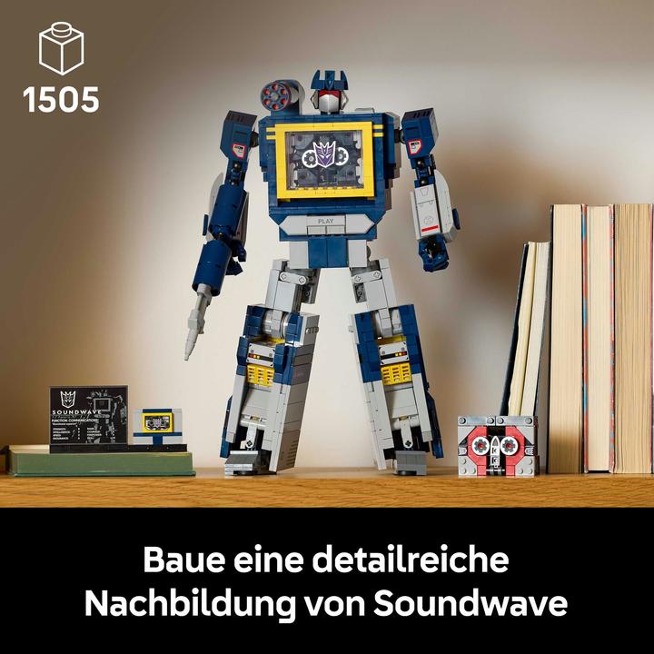 Produktbild LEGO Transformers: Soundwave (10358, LEGO Icons)