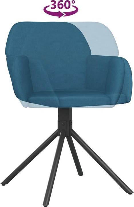 Image du produit vidaXL drehbarer Esszimmerstuhl