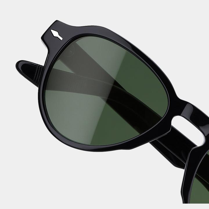Immagine prodotto James Dixon Schwarz/Grün - Stratos - Aviator - Acetat - Sonnenbrille