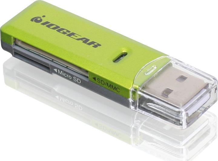 Produktbild Iogear GFR204SD - microSDHC,SD,SDHC,SDXC - Grün - Windows XP - Windows Vista - Windows (USB 2.0)