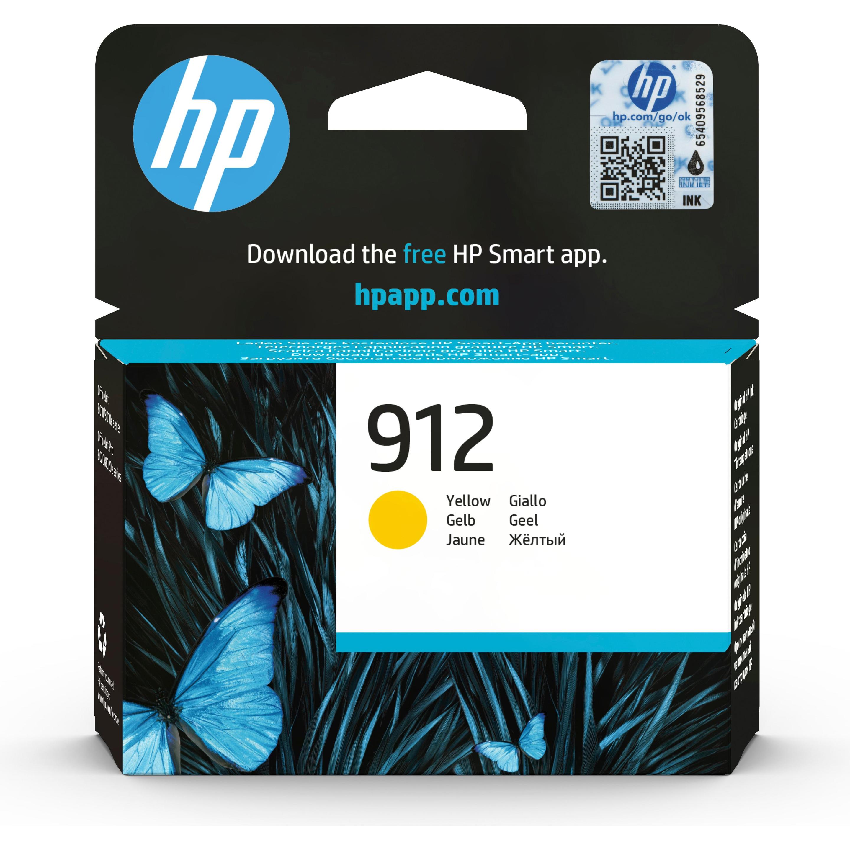 HP, Druckerpatrone, 912 (Y)