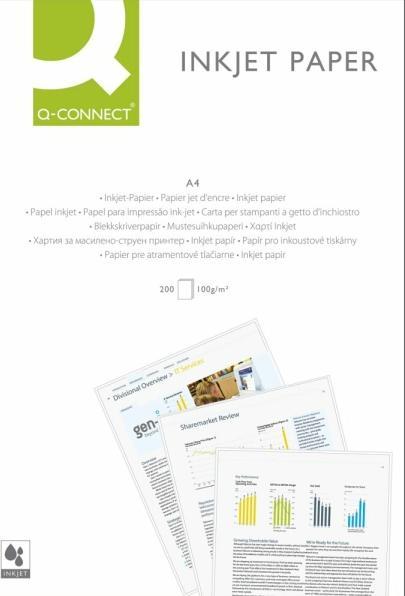 Q-Connect Inkjet paper, specially coated (100 g/m², A4, 1 x)