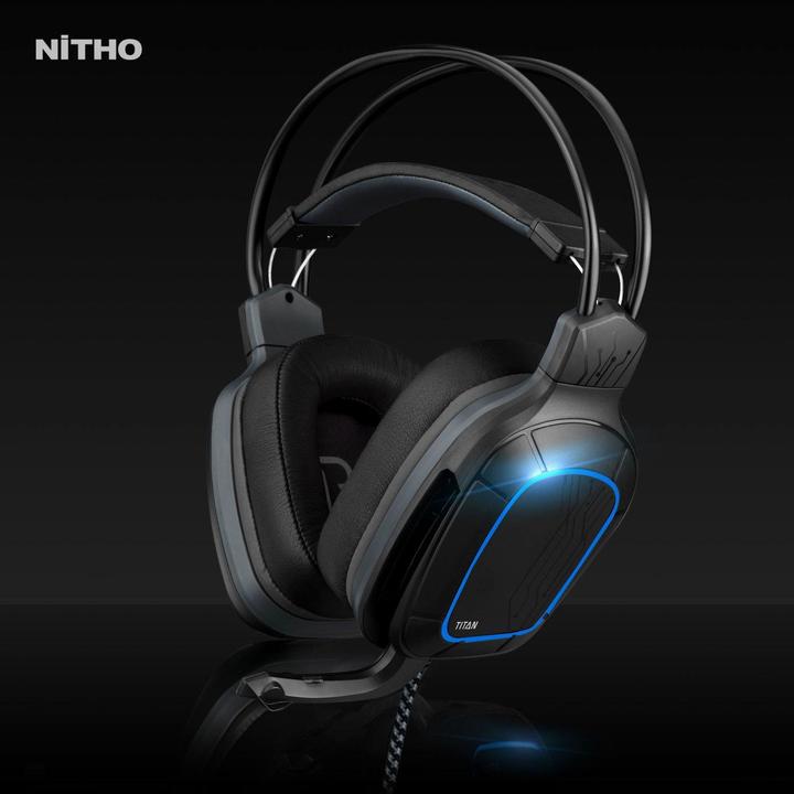Produktbild Nitho TITAN, Wired, Gaming, 332 g, Headset, Black (Kabelgebunden)