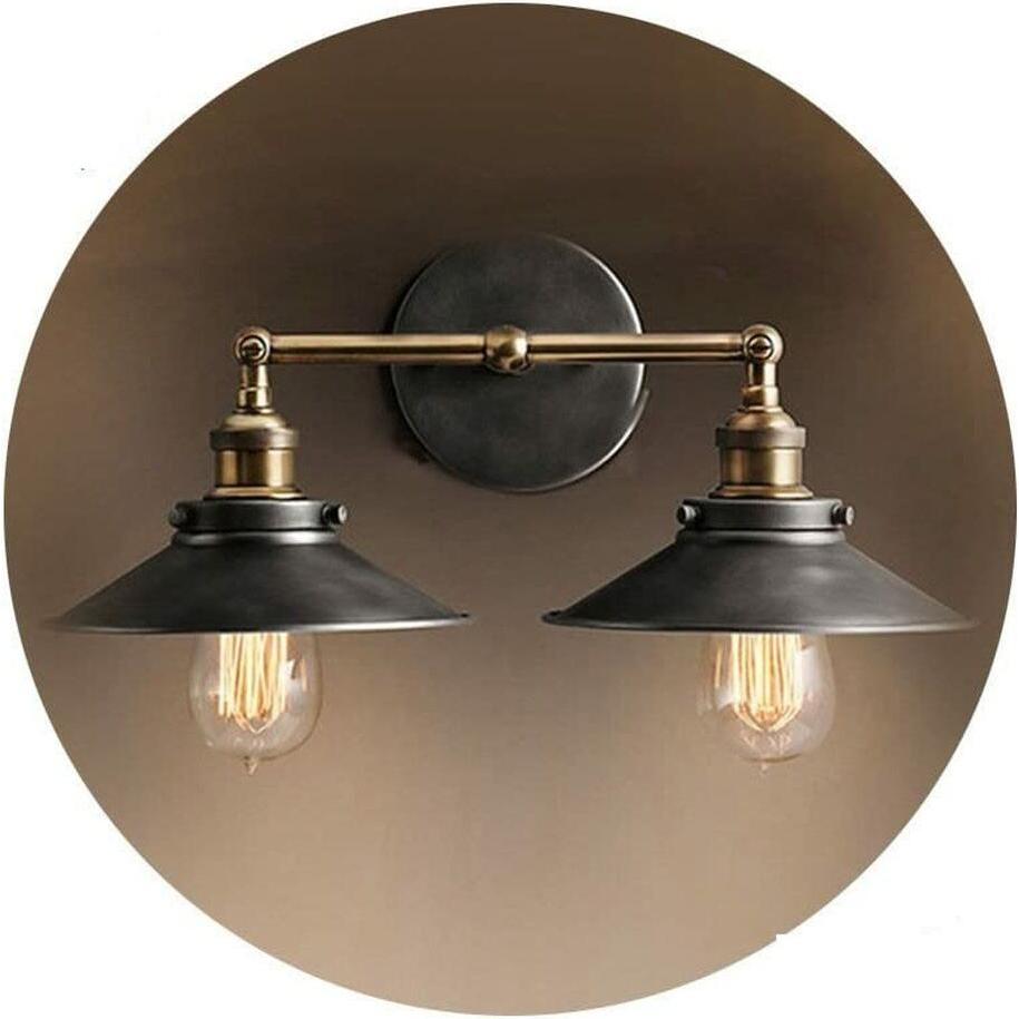 EDM, Illuminazione esterna, Wall light double vintage metallic e27 60w 63x29cm (E27)