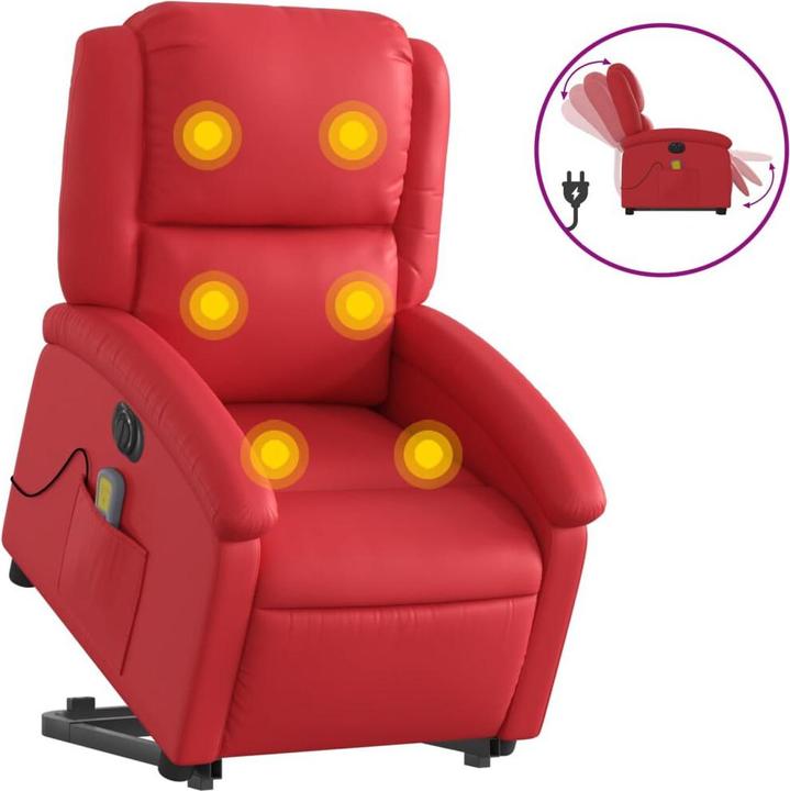 Image du produit vidaXL Massagesessel mit Aufstehhilfe