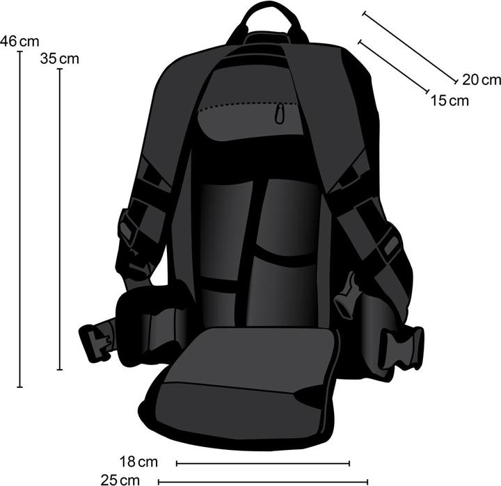 Image du produit mantona Sac à dos photo de trekking (Sac à dos photo, 9.45 l)
