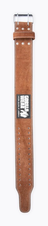 Immagine prodotto Gorilla Wear Cintura di sollevamento da 4 pollici in pelle marrone
