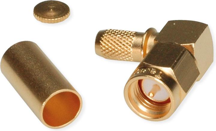Immagine prodotto Telegärtner Connettore angolare SMA G05 C0405, G05 (RG-223/U), RG-142 B/U, 1,0/2,95 AF, oro (standard)