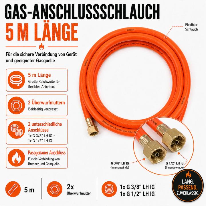 Produktbild Wiltec Unkrautbrenner Piezo Zünder bis 1850°C Abflammgerät Unkrautvernichter