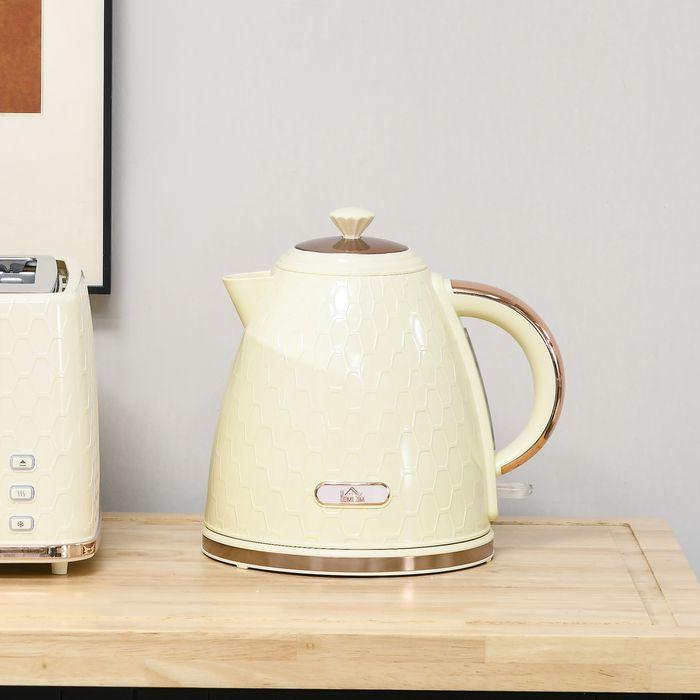 Produktbild Swisshandel24 Wasserkocher, 2200W, Sichtfenster, Filter, Schnellkocher, Beige (1.70 l)