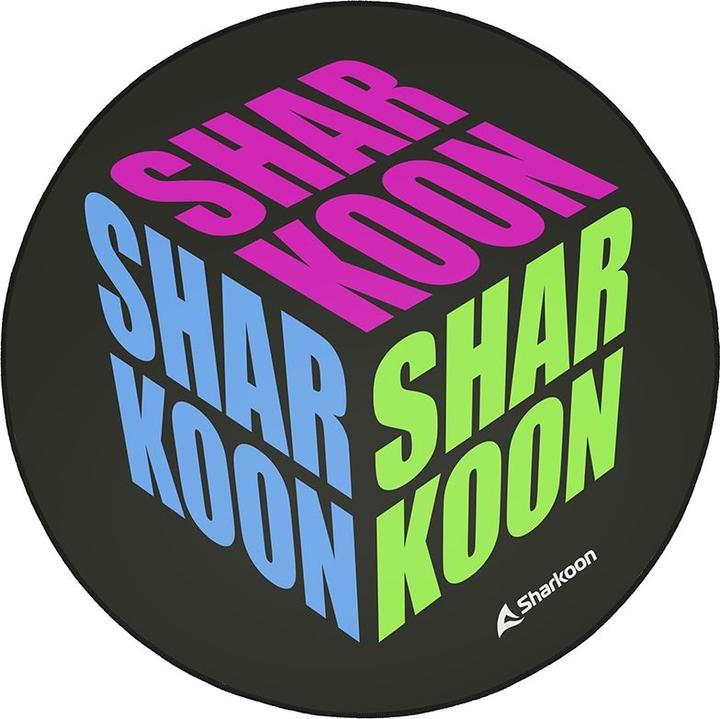 Actual product image Sharkoon Floor protection mat - Cube /pink/green D (120 x 120 cm)