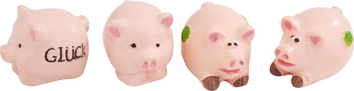 Actual product image VBS Mini figurine "Lucky pig", 4 pieces