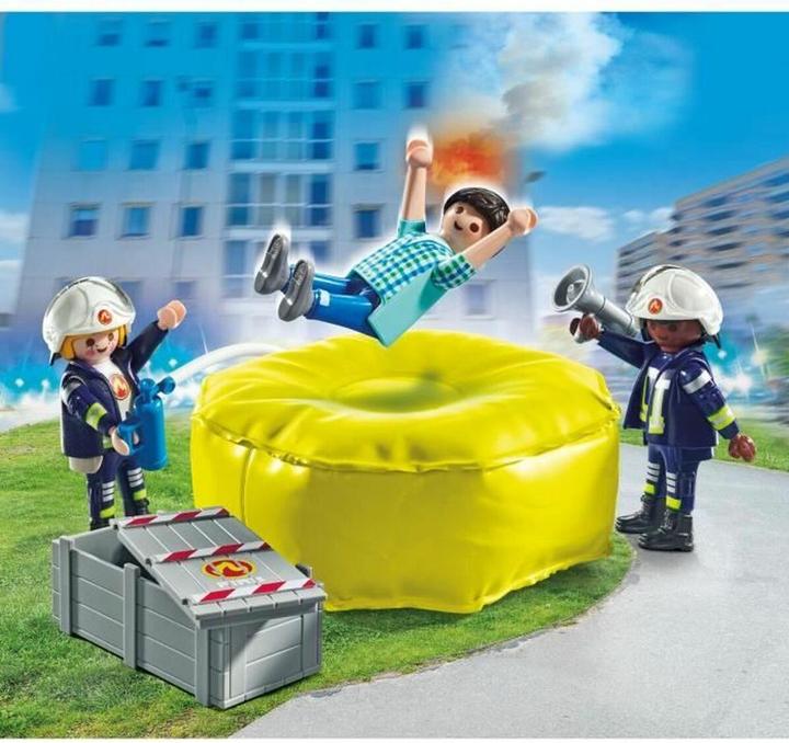 Produktbild Playmobil Feuerwehrleute mit Luftkissen (71465, Playmobil Sports & Action)