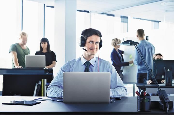 Actual product image Jabra Evolve 20 (Cable, USB-A, Avaya, Cisco, Skype)