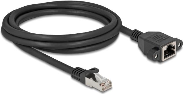 Produktbild Delock Netzwerk Verlängerungskabel S/FTP RJ45 Stecker zu RJ4 (S/FTP, CAT6a, 3 m)