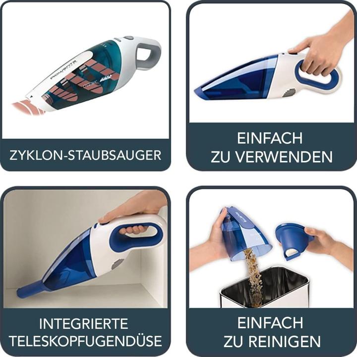 Produktbild Cbx Rowenta Akku Handstaubsauger mit Zyklon-Technologie