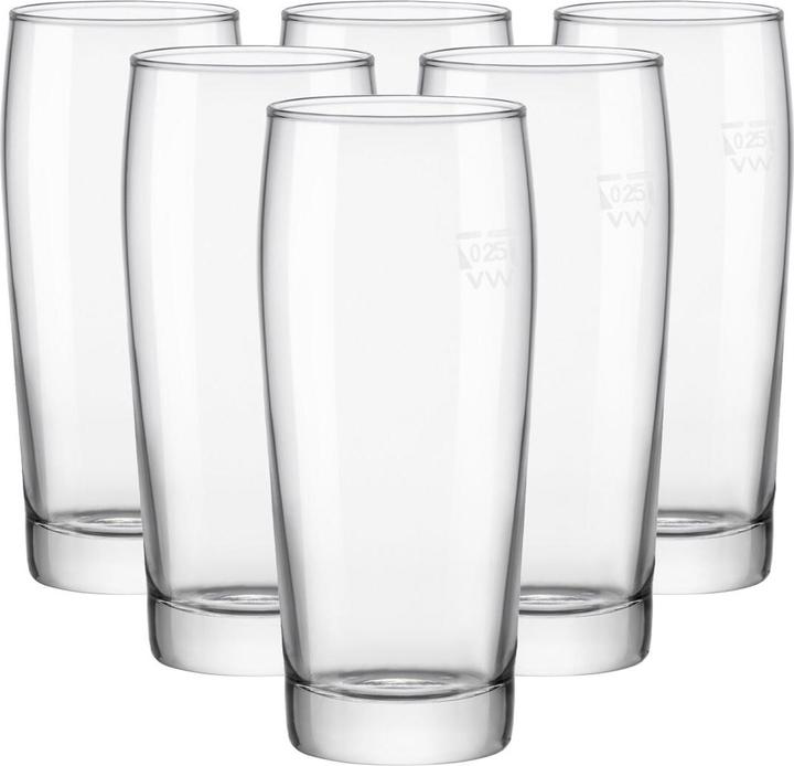 Produktbild Bormioli Rocco Willi Becher geeicht (0.25 l, 6 x)