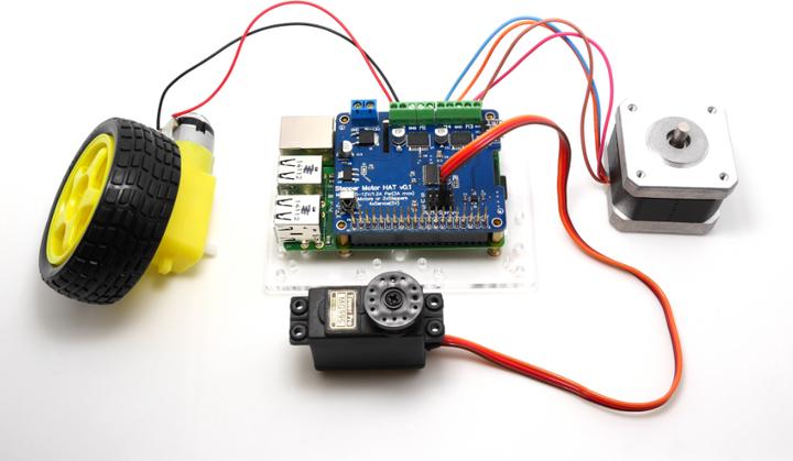 Produktbild OEM Stepper Motor Hat für Raspberry Pi