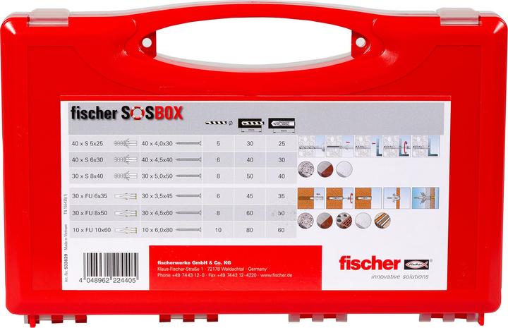 Produktbild Fischer Fisc Messingd?bel PA 4 M6/13,5 K 5 052484 (180 Stk.)