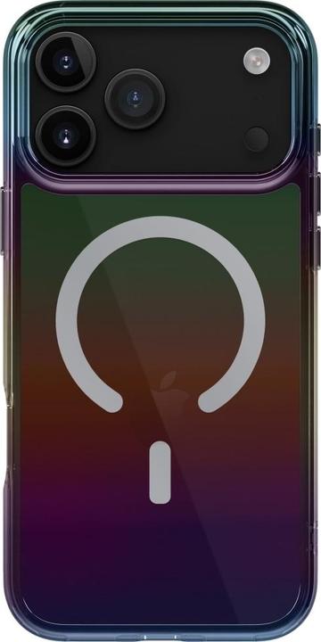 Actual product image Uniq Iridescia case for iPhone 17 Pro Max Magclick Charging midnight quartz (Apple iPhone 17 Pro Max)
