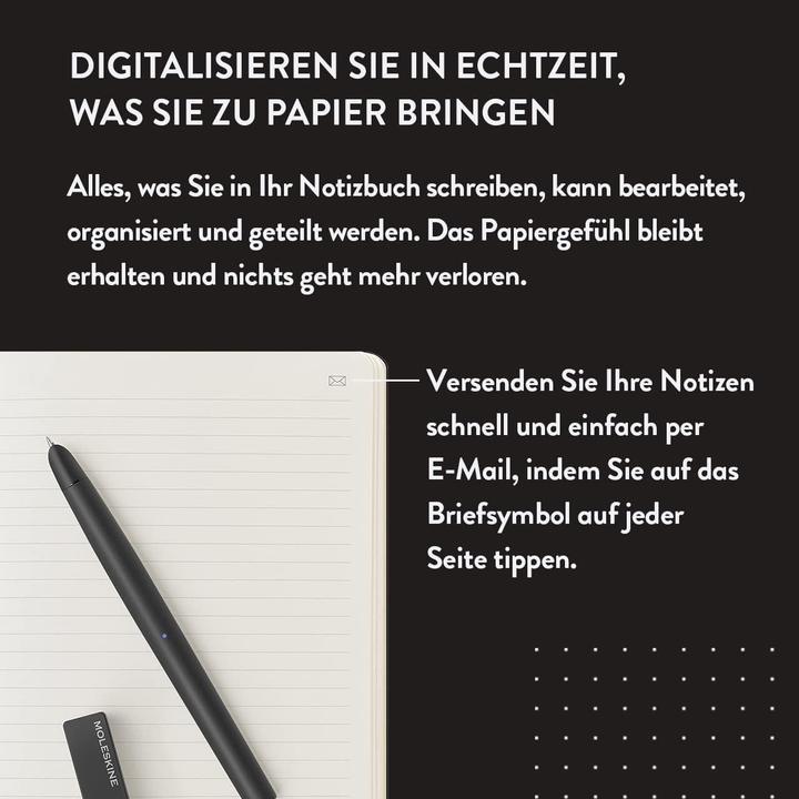 Actual product image Moleskine Smart Writing (A5, Lined, Hardcover)
