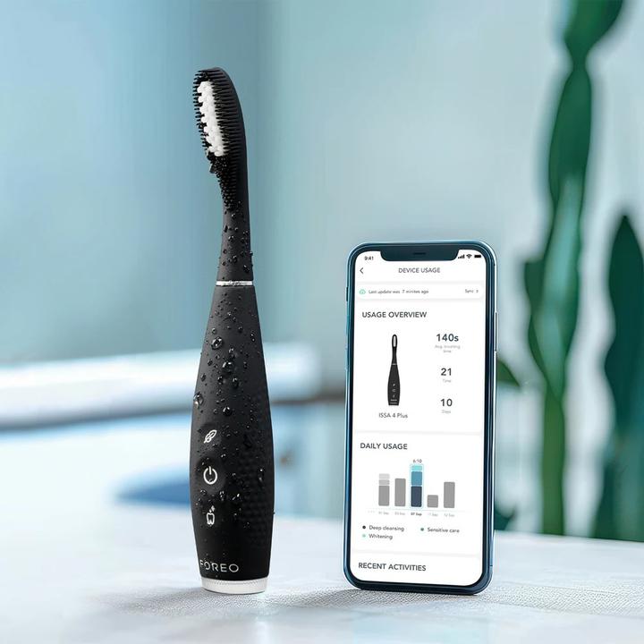 Image du produit Foreo issa™ 4 Plus (Electric Toothbrush, Black, 1 unit)