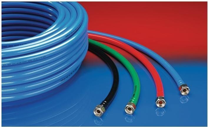 Norres Compressed air and pneumatic hose NORFLEX® PUR 441 ROBOTIC inner diam. 12.8 mm green outer diam.