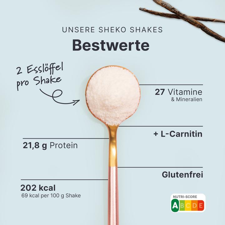Produktbild Sheko Shake (Vanille, 1 Stk., 378 g)