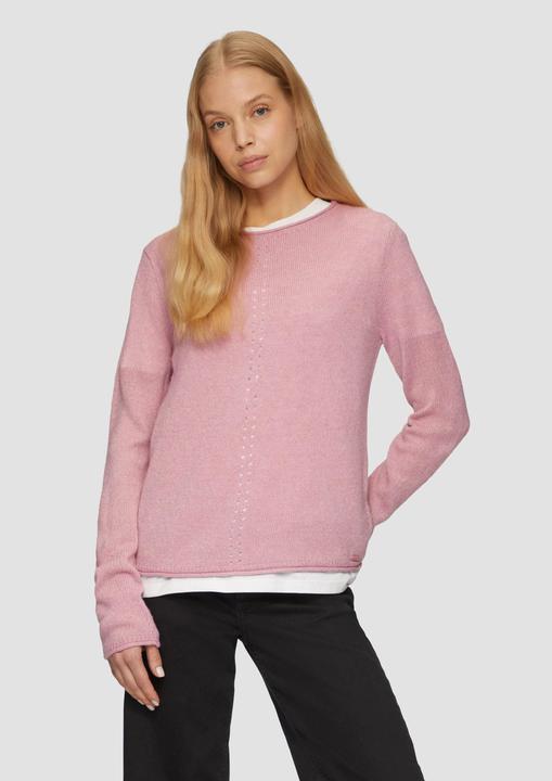 Image du produit S.Oliver Strickpullover Weicher Strickpullover mit Ajour-Detail (XS)