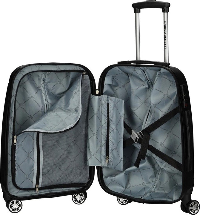 Immagine prodotto Enrico Benetti Set di 3 trolley Utah (105 l, Bagaglio a mano (fino a 50 litri), M (50 - 90l), L (90 - 115l))