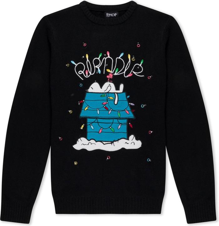 Immagine prodotto RipnDip Maglione a maglia con luci natalizie di Nerm (XL)