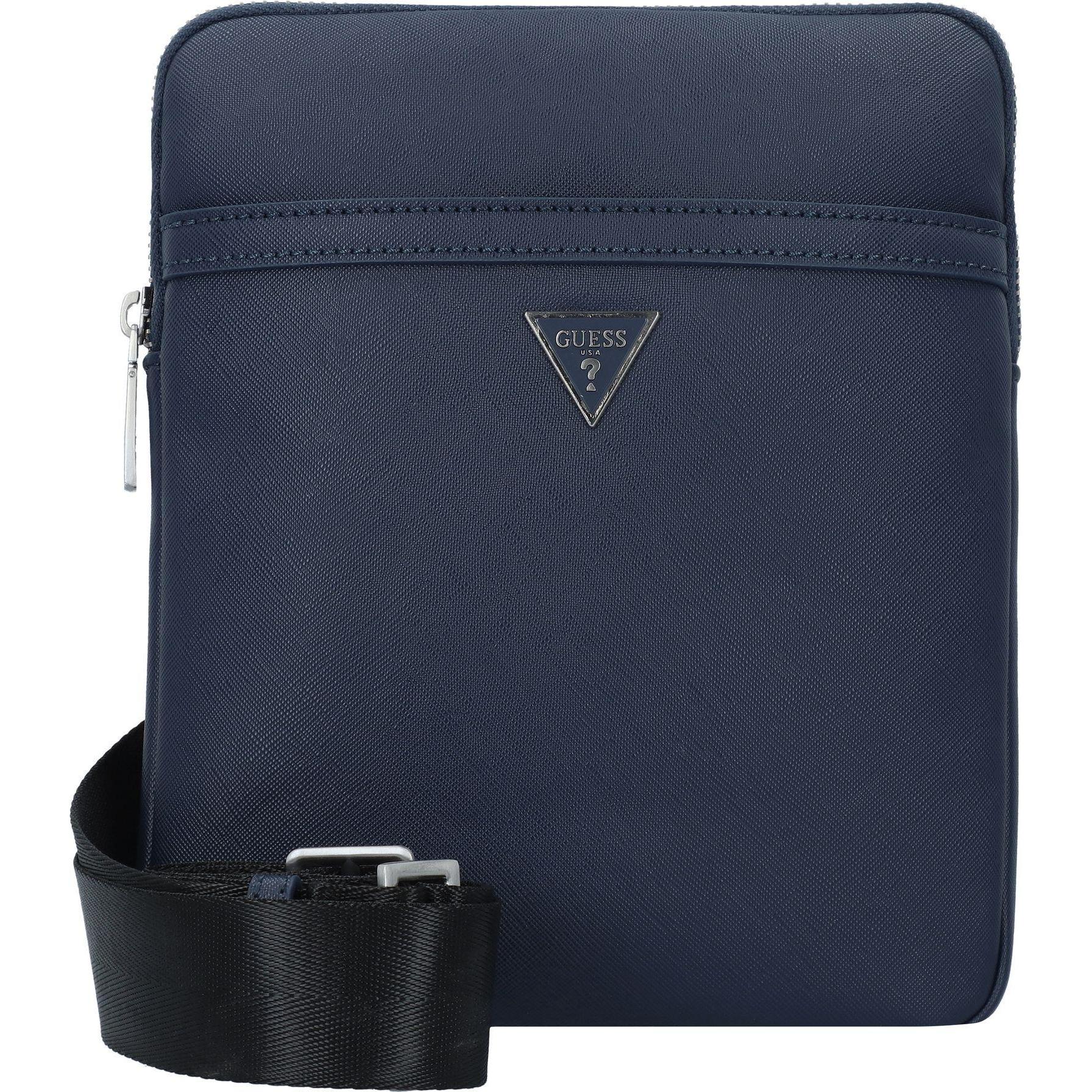 Guess, Handtasche, Certosa Umhängetasche 20 cm, Blau