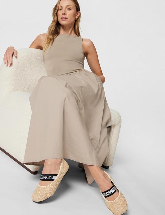 Produktbild Love Moschino Schlichte Ballerinas aus natürlicher Raffia (40)