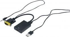 Produktbild Protect Expert CONVERTISSEUR VGA +AUDIO (3,5mm jack) VERS HDMI - 17 CM