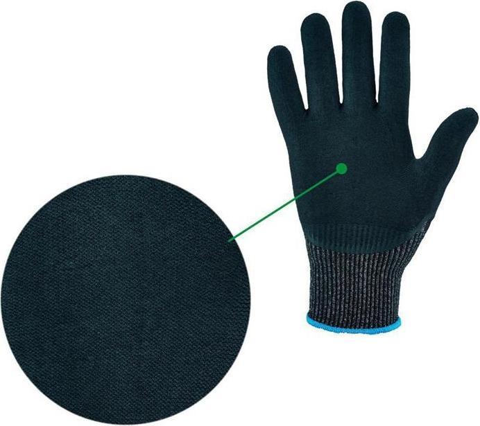 Actual product image Opti Flex Cut protection glove Comfort Cut size 10 black mottled/black EN 388 PPE category II (10)