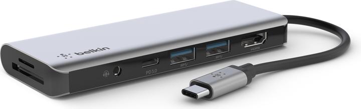 Actual product image Belkin 7-in-1-Multiport (USB-C, 1 Ports)