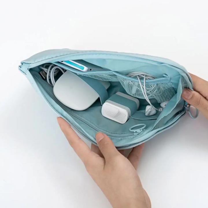 Produktbild Only-Bags.Store Reisekabel-Organizer-Tasche, wasserdicht, Make-up-Set, Handytasche, Hüllen, digitale Geräte, USB