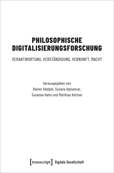 Actual product image Philosophische Digitalisierungsforschung (German, Susanne, Alpsancar, Susanne/Hahnua, 2024)