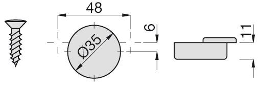 Actual product image Salice Push